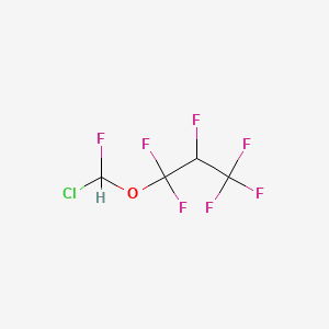 molecular formula C4H2ClF7O B1306077 1,1,2,3,3,3-Hexafluoropropyl chlorofluoromethyl ether CAS No. 56860-86-7