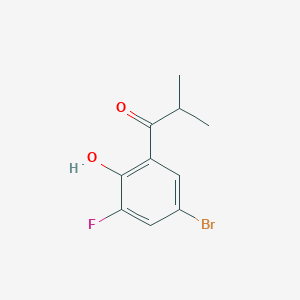 1-(5-Bromo-3-fluoro-2-hydroxyphenyl)-2-methylpropan-1-one