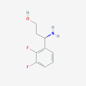 (3S)-3-amino-3-(2,3-difluorophenyl)propan-1-ol