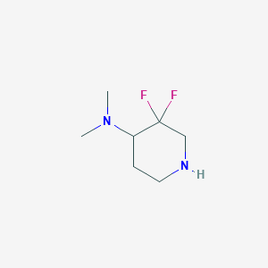 3,3-Difluoro-N,N-dimethylpiperidin-4-amine