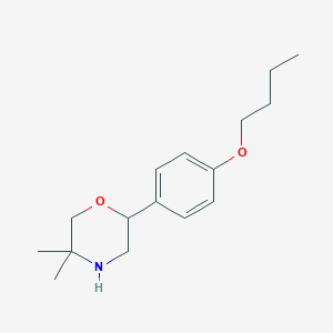 2-(4-Butoxyphenyl)-5,5-dimethylmorpholine