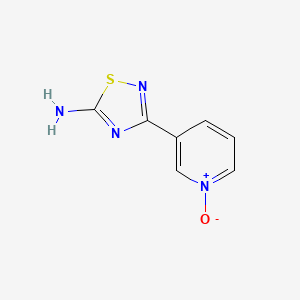 5-Amine-3-(1-oxypyridin-3-YL)-1,2,4-thiadiazole