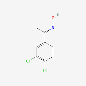 molecular formula C8H7Cl2NO B1306091 N-[1-(3,4-dichlorophenyl)ethylidene]hydroxylamine 