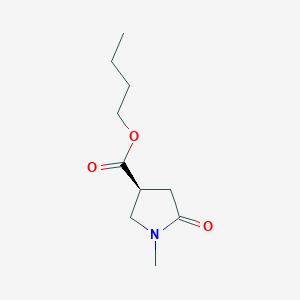 methyl(3S)-1-butyl-5-oxopyrrolidine-3-carboxylate