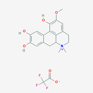 Rac-1,9,10-trihydroxy-2-methoxy-6-methylaporphinium trifluoroacetate