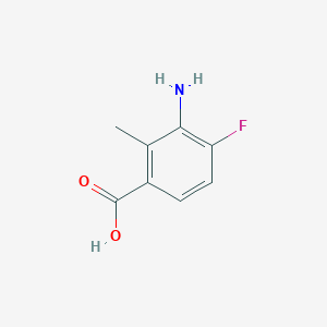 3-Amino-4-fluoro-2-methylbenzoic acid