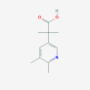 2-(5,6-Dimethylpyridin-3-yl)-2-methylpropanoic acid