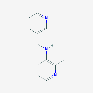 molecular formula C12H13N3 B13061126 2-Methyl-N-(pyridin-3-ylmethyl)pyridin-3-amine 