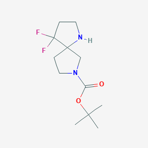 tert-Butyl 4,4-difluoro-1,7-diazaspiro[4.4]nonane-7-carboxylate