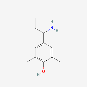 4-(1-Aminopropyl)-2,6-dimethylphenol