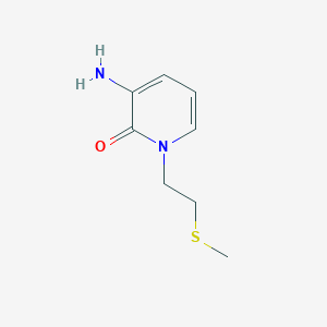 3-Amino-1-[2-(methylsulfanyl)ethyl]-1,2-dihydropyridin-2-one