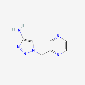 1-(Pyrazin-2-ylmethyl)-1H-1,2,3-triazol-4-amine