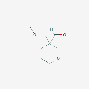 3-(Methoxymethyl)oxane-3-carbaldehyde