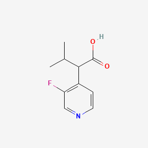 2-(3-Fluoropyridin-4-yl)-3-methylbutanoic acid