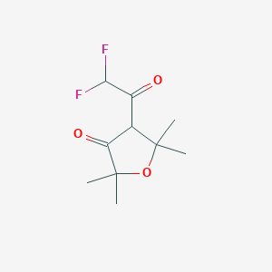 4-(2,2-Difluoroacetyl)-2,2,5,5-tetramethyloxolan-3-one