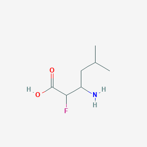 3-Amino-2-fluoro-5-methylhexanoic acid