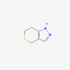 1H,4H,6H,7H-Thiopyrano[4,3-c]pyrazole