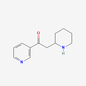 2-(Piperidin-2-YL)-1-(pyridin-3-YL)ethan-1-one