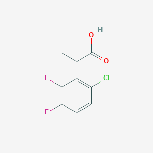 2-(6-Chloro-2,3-difluorophenyl)propanoic acid