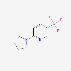 molecular formula C10H11F3N2 B1306136 2-(Pyrrolidin-1-yl)-5-(trifluoromethyl)pyridine 