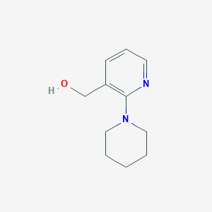molecular formula C11H16N2O B1306146 (2-(Piperidin-1-yl)pyridin-3-yl)methanol CAS No. 690632-84-9