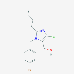 B130615 2-Butyl-1-(4-bromobenzyl)-4-chloro-5-(hydroxymethyl)-1H-imidazole CAS No. 151012-31-6