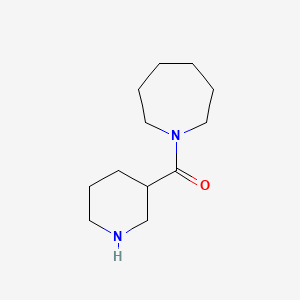 molecular formula C12H22N2O B1306151 1-Azepanyl(3-piperidinyl)methanone CAS No. 690632-28-1