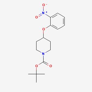 molecular formula C16H22N2O5 B1306162 叔丁基4-(2-硝基苯氧基)哌啶-1-甲酸酯 CAS No. 690632-03-2