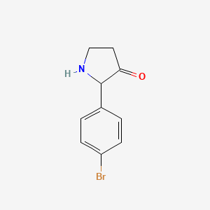 2-(4-Bromophenyl)pyrrolidin-3-one