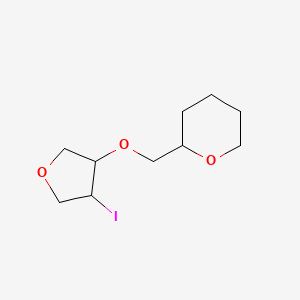 2-{[(4-Iodooxolan-3-yl)oxy]methyl}oxane