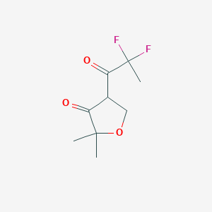 4-(2,2-Difluoropropanoyl)-2,2-dimethyloxolan-3-one