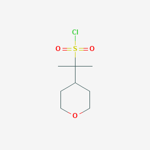 2-(Oxan-4-yl)propane-2-sulfonyl chloride