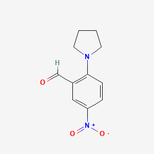 5-Nitro-2-(pyrrolidin-1-yl)benzaldehyde