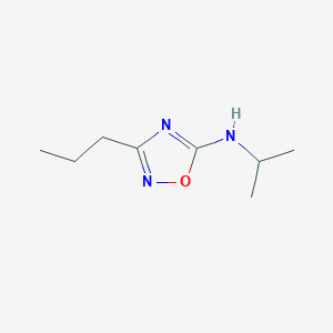 Isopropyl-(3-propyl-[1,2,4]oxadiazol-5-YL)-amine