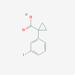 1-(3-Iodophenyl)cyclopropanecarboxylic acid