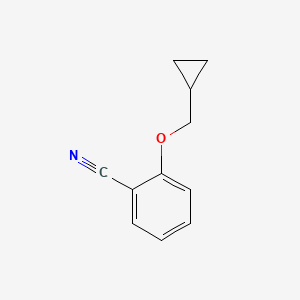 molecular formula C11H11NO B1306180 2-(Cyclopropylmethoxy)benzonitrile CAS No. 83728-40-9