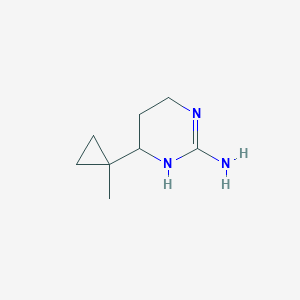 6-(1-Methylcyclopropyl)-1,4,5,6-tetrahydropyrimidin-2-amine