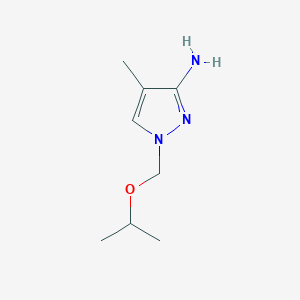 4-Methyl-1-[(propan-2-yloxy)methyl]-1H-pyrazol-3-amine