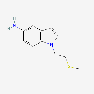 1-[2-(Methylsulfanyl)ethyl]-1H-indol-5-amine