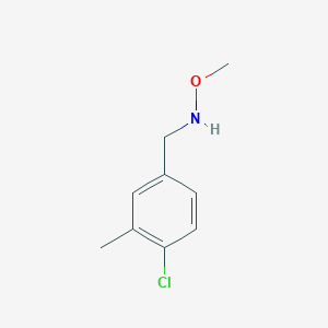 [(4-Chloro-3-methylphenyl)methyl](methoxy)amine