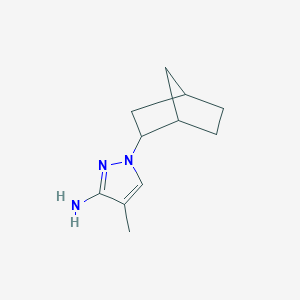 1-{bicyclo[2.2.1]heptan-2-yl}-4-methyl-1H-pyrazol-3-amine