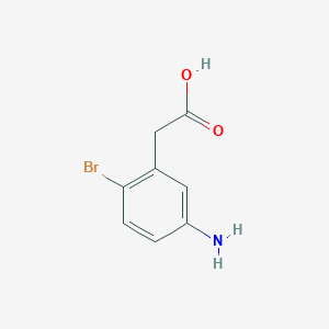 5-Amino-2-bromophenylacetic acid