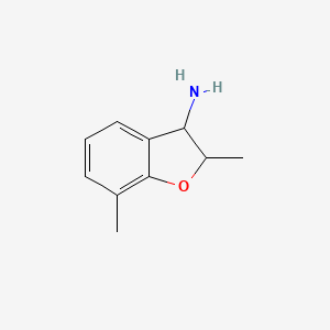 2,7-Dimethyl-2,3-dihydro-1-benzofuran-3-amine