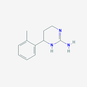 6-(2-Methylphenyl)-1,4,5,6-tetrahydropyrimidin-2-amine