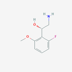 (1S)-2-amino-1-(2-fluoro-6-methoxyphenyl)ethan-1-ol