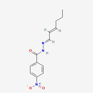 N'-2-Hexen-1-ylidene-4-nitrobenzohydrazide