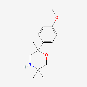 2-(4-Methoxyphenyl)-2,5,5-trimethylmorpholine