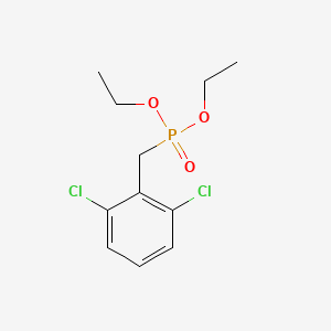 molecular formula C11H15Cl2O3P B1306200 1,3-Dichloro-2-(diethoxyphosphorylmethyl)benzene CAS No. 63909-56-8