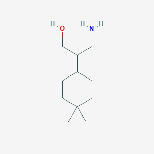 3-Amino-2-(4,4-dimethylcyclohexyl)propan-1-ol