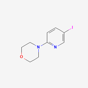 molecular formula C9H11IN2O B1306204 4-(5-Iodopyridin-2-yl)morpholine CAS No. 470463-42-4